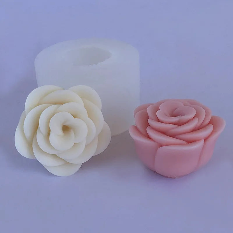 3D Peony Silicone Mold – Candle, Soap, Chocolate & Cake