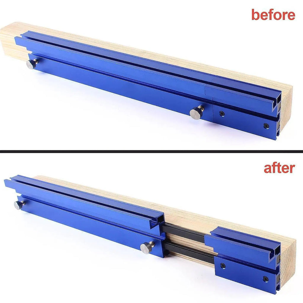 Extendable Aluminum Router Table Fence System 20"–34"
