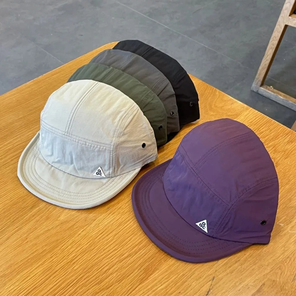 Quick-Dry Adjustable Sun Hat – Short Brim Baseball Cap