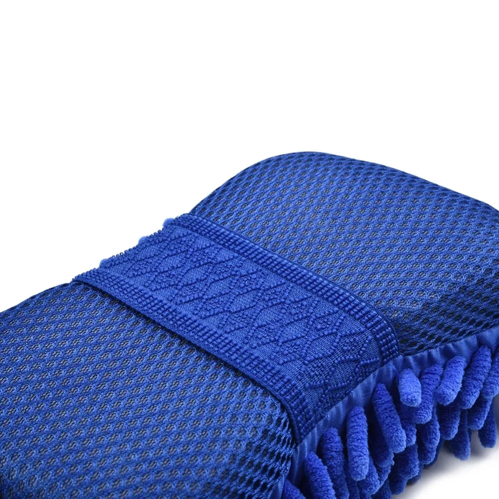Scratch-Free Microfiber Car Wash Sponge & Auto Cleaning Pad