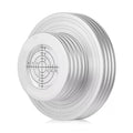 Aluminum LP Vinyl Record Stabilizer with Bubble Level | 33/45 RPM