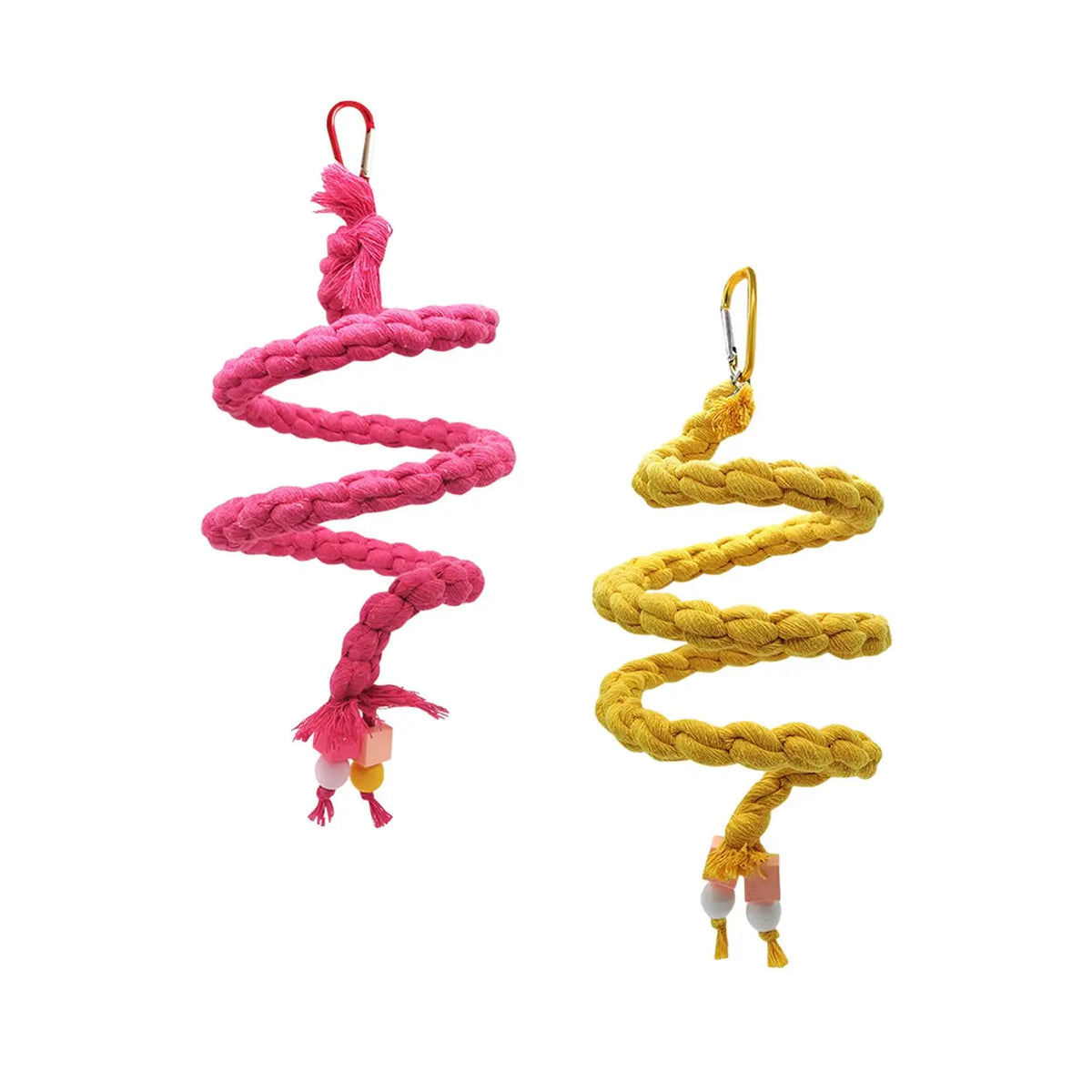 Parrot Rope Perch Toy – Bird Climbing, Chewing & Cage Stand
