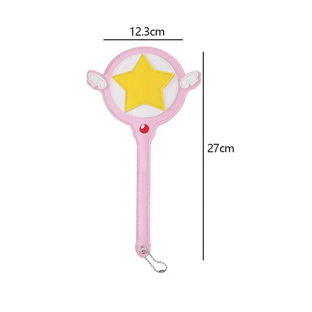Anime Magic Wand Card Holder – Cosplay PU Leather Case
