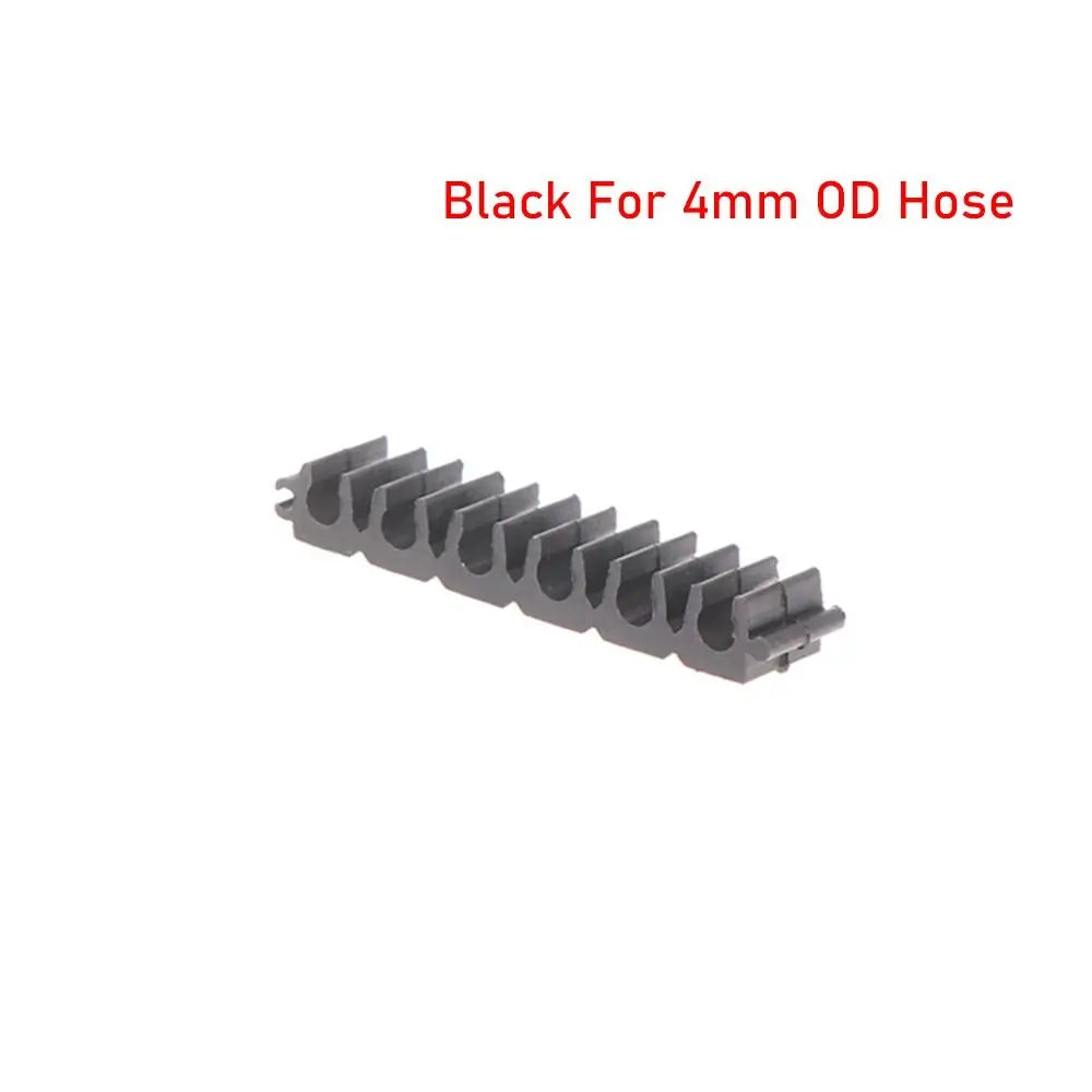6-Way Nylon Pipe Clamp – Air Hose & Tube Holder 4–20mm