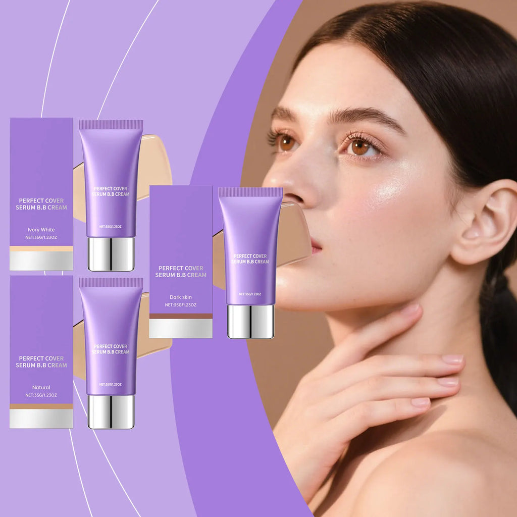 Moisturizing BB Cream Concealer | Oil Control Brightening Foundation