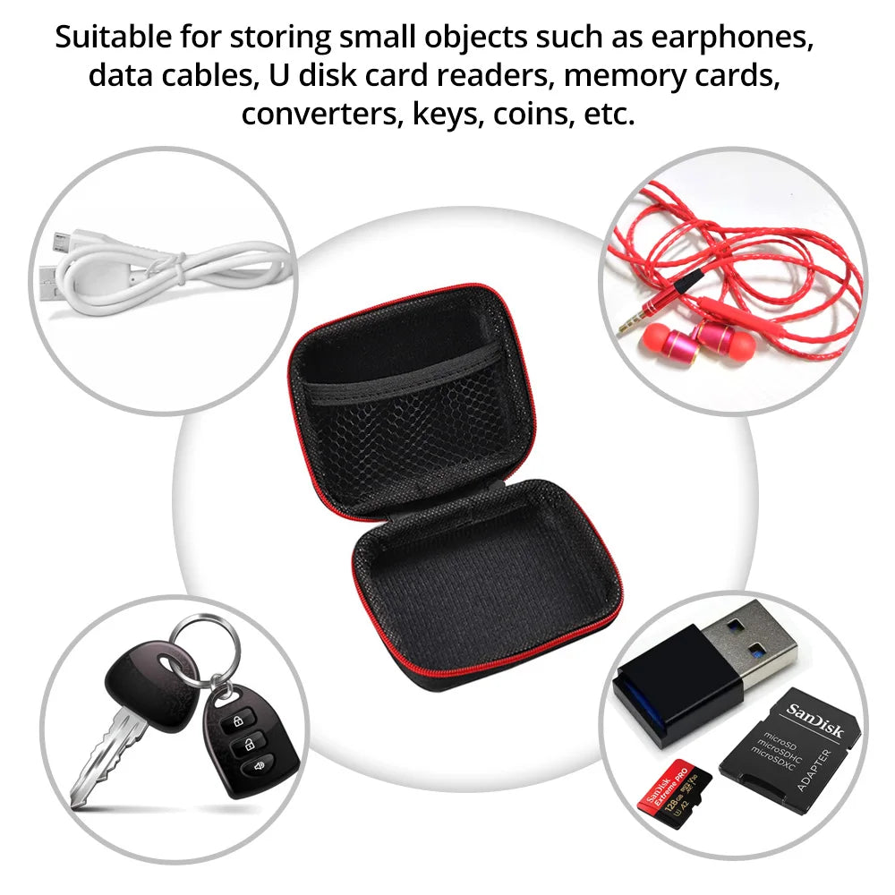EVA Portable Earphone Case & Cable Organizer Storage Pouch