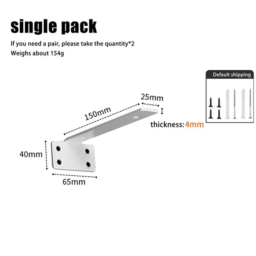 Invisible Floating Shelf Brackets – Heavy-Duty L Wall Mount