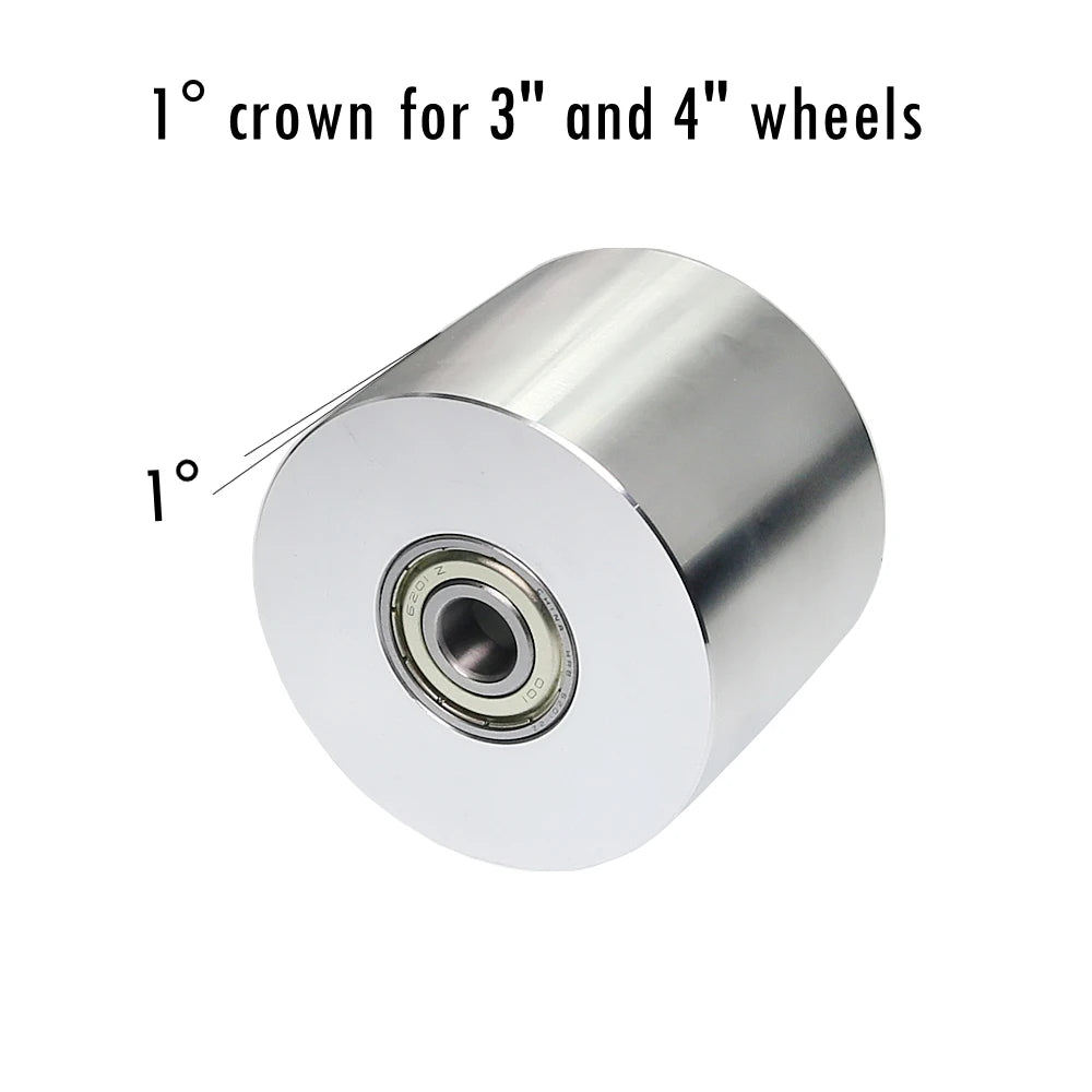 Aluminum Contact Wheel for Belt Grinder | Drive Idler Track