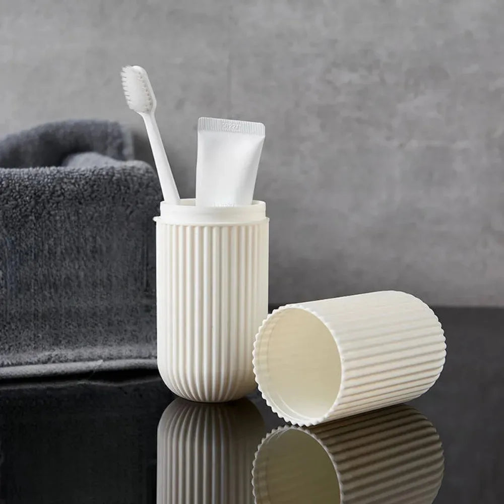 Portable Toothbrush & Toothpaste Travel Case – Leak-Proof