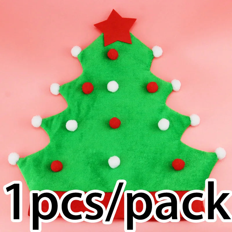 Christmas Tree Party Hat for Kids & Adults | Festive Holiday Hat