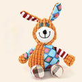 Plush Squeaky Dog Toy – Elephant, Rabbit & Fox Chew Toy