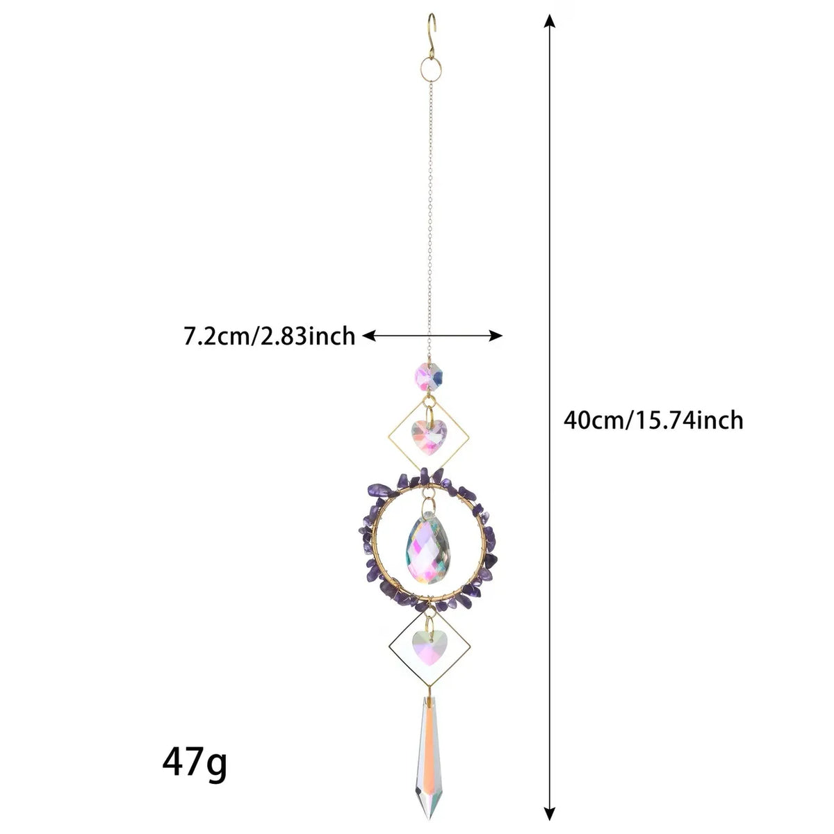 Rainbow Crystal Suncatcher Prism Window Hanging Ornament
