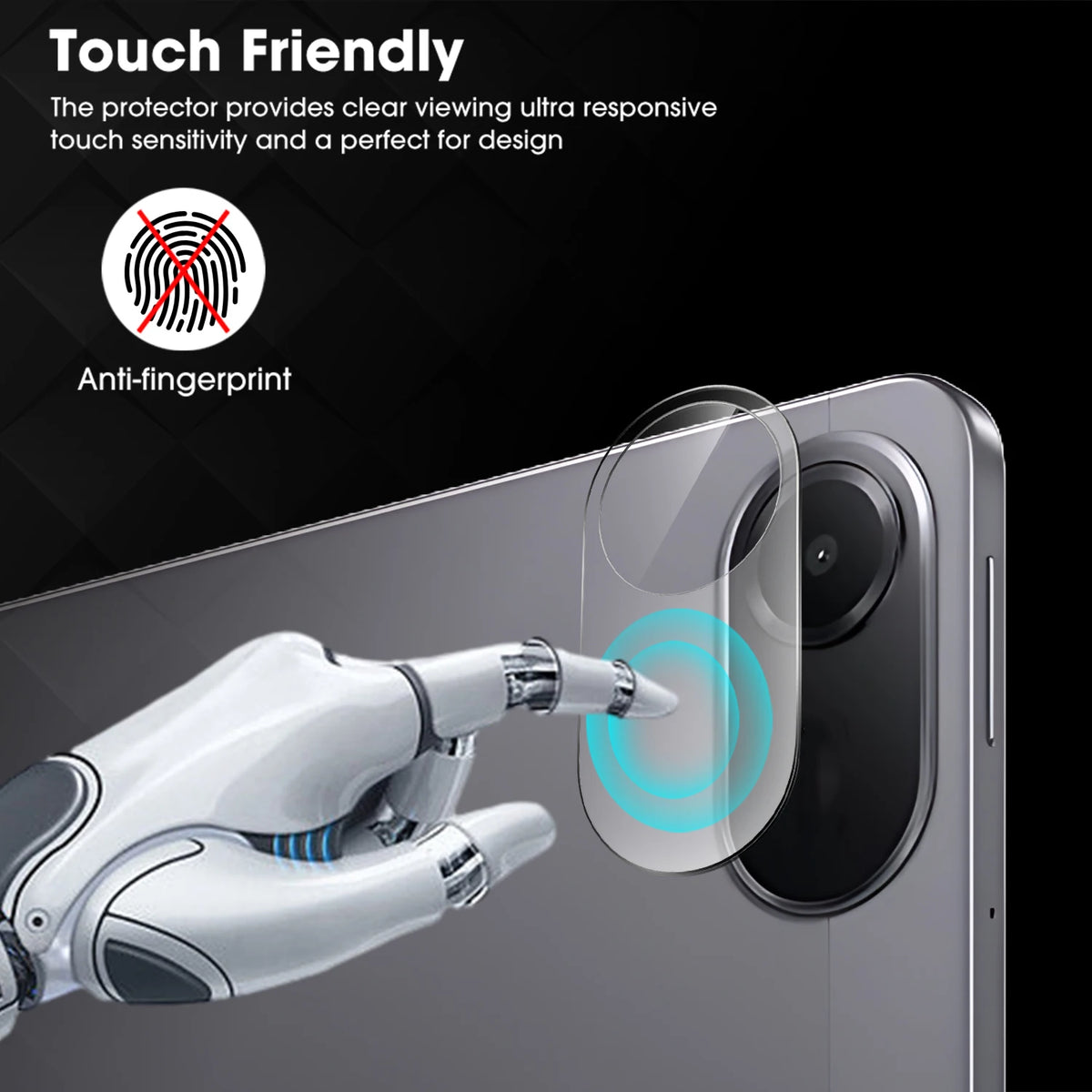 Redmi Pad 2 Camera Lens Tempered Glass Protector – 1–5 Pack