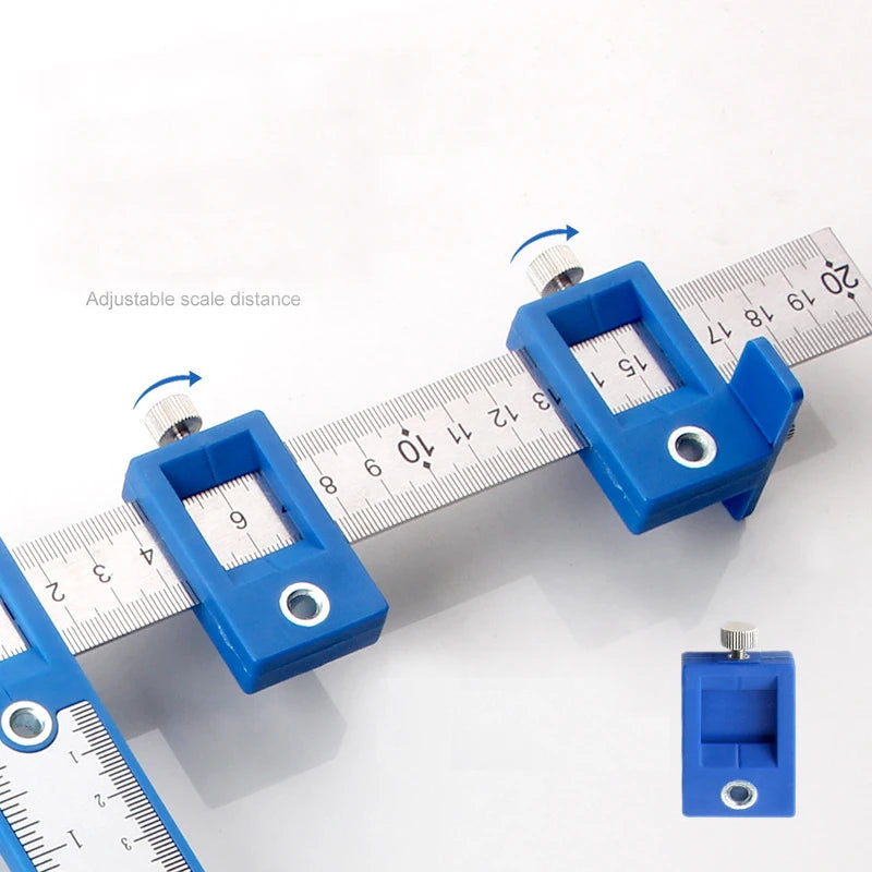 Adjustable Woodworking Drill Guide & Hole Locator Positioner