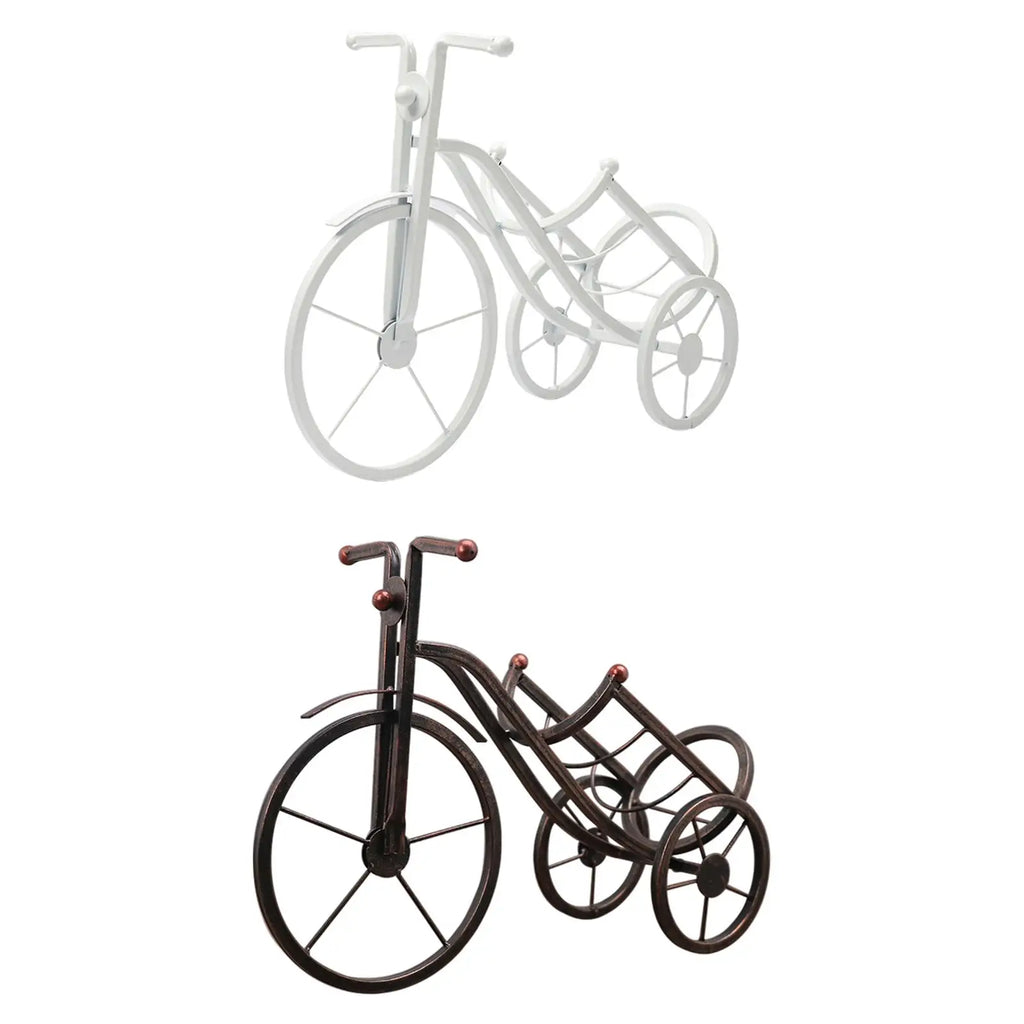 Retro Tricycle Iron Wine Rack – Tabletop Bottle Holder