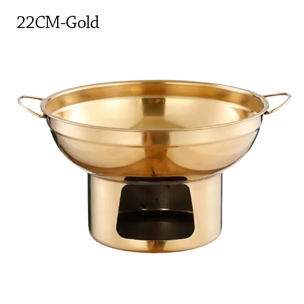 Stainless Steel Hot Pot Double Handles 20/22cm – Kitchen & Outdoor