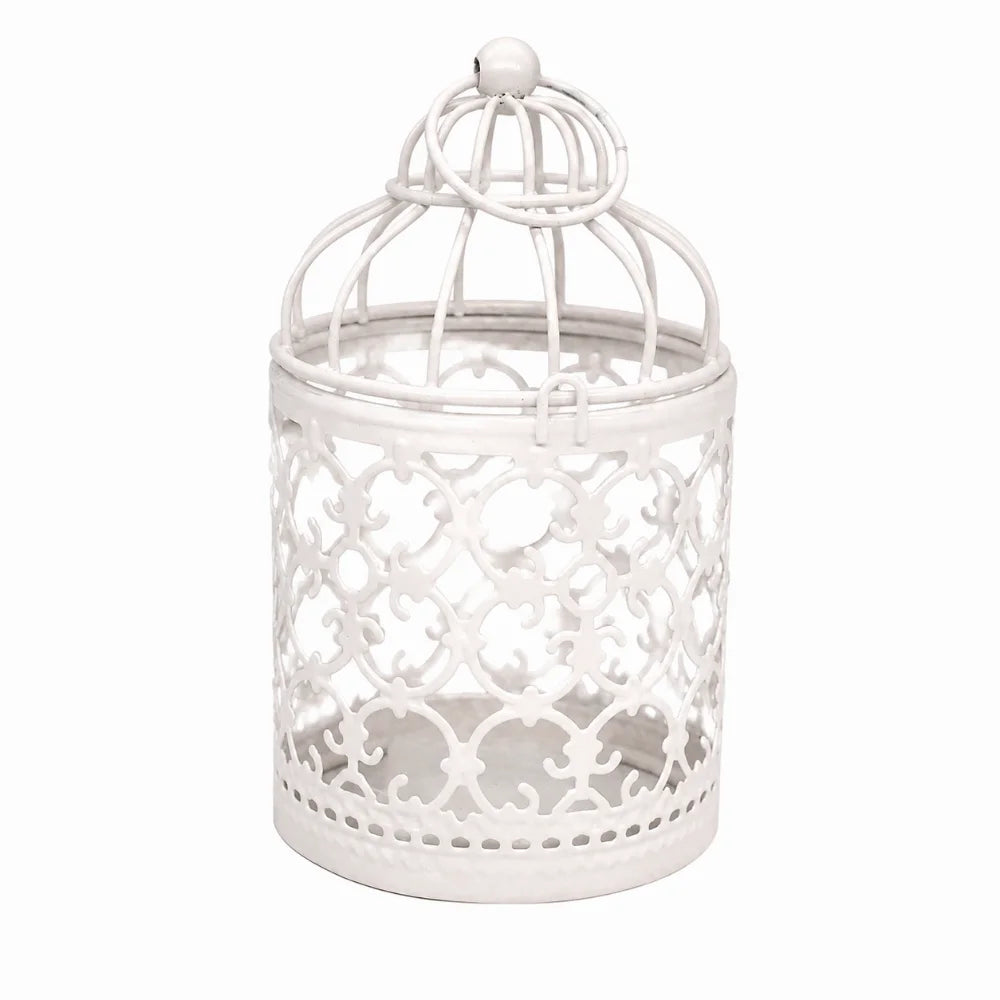 Vintage Bird Cage Candle Holder – Lantern Décor Ornament