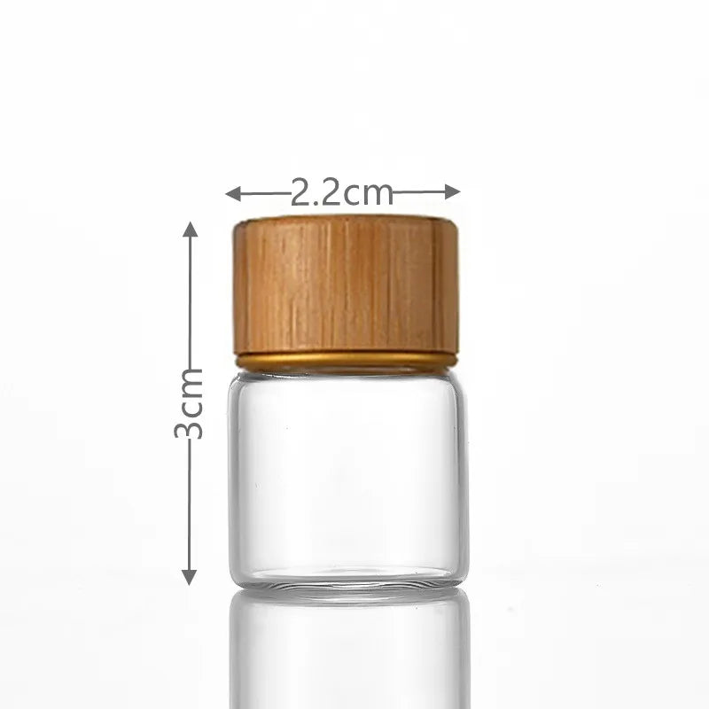 Mini Glass Bottles with Cork Stoppers – Wedding Vials & DIY Favors