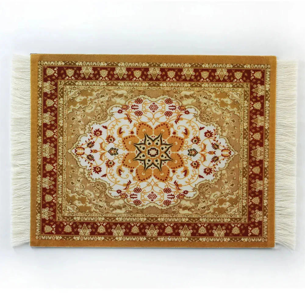 Persian Carpet Mouse Pad – Anti-Slip Rubber Gaming Mat 18×26cm