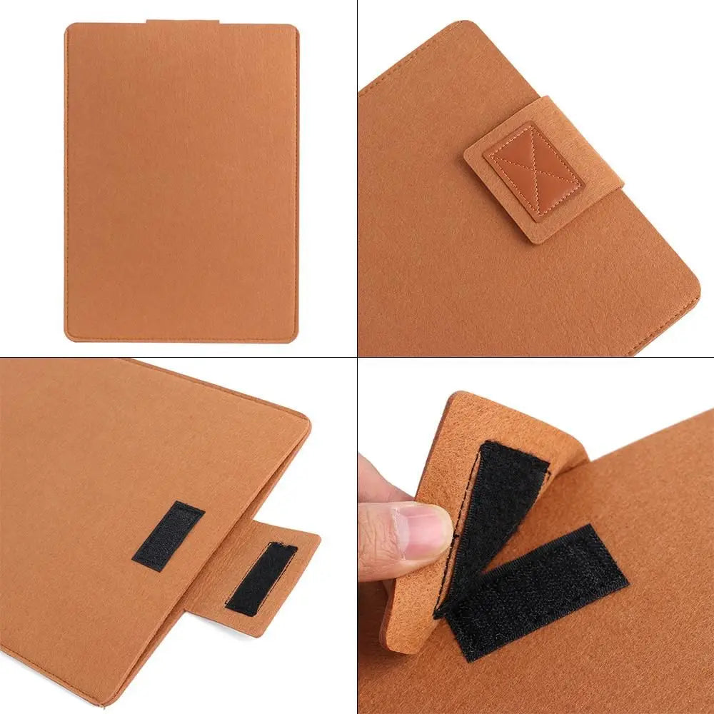 Wool Felt Laptop Sleeve Bag – Sizes 6" to 15.4"