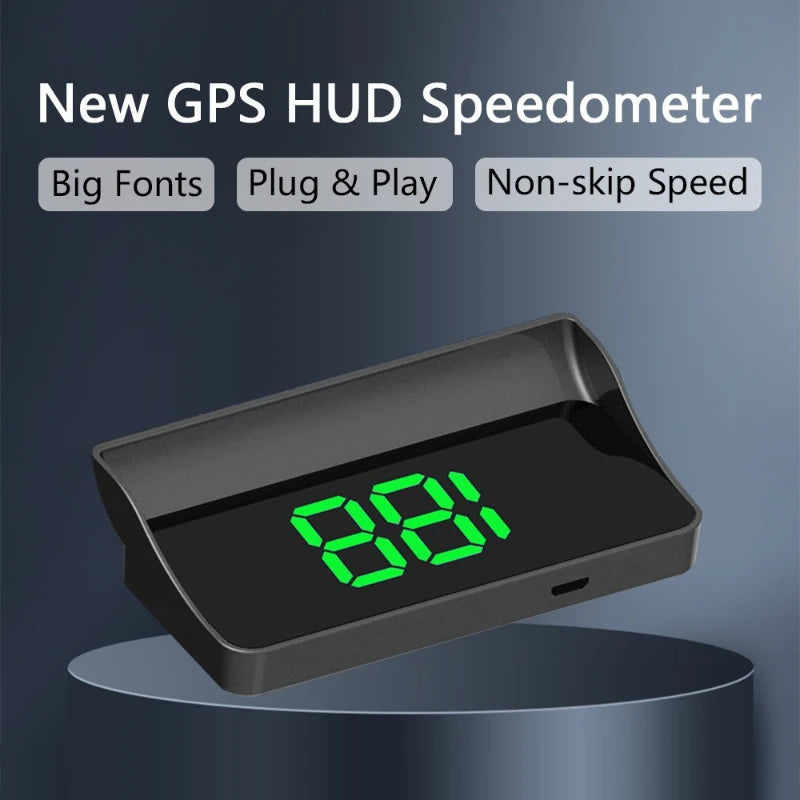 HD LED Car HUD Head-Up Display | GPS Speedometer All Vehicles