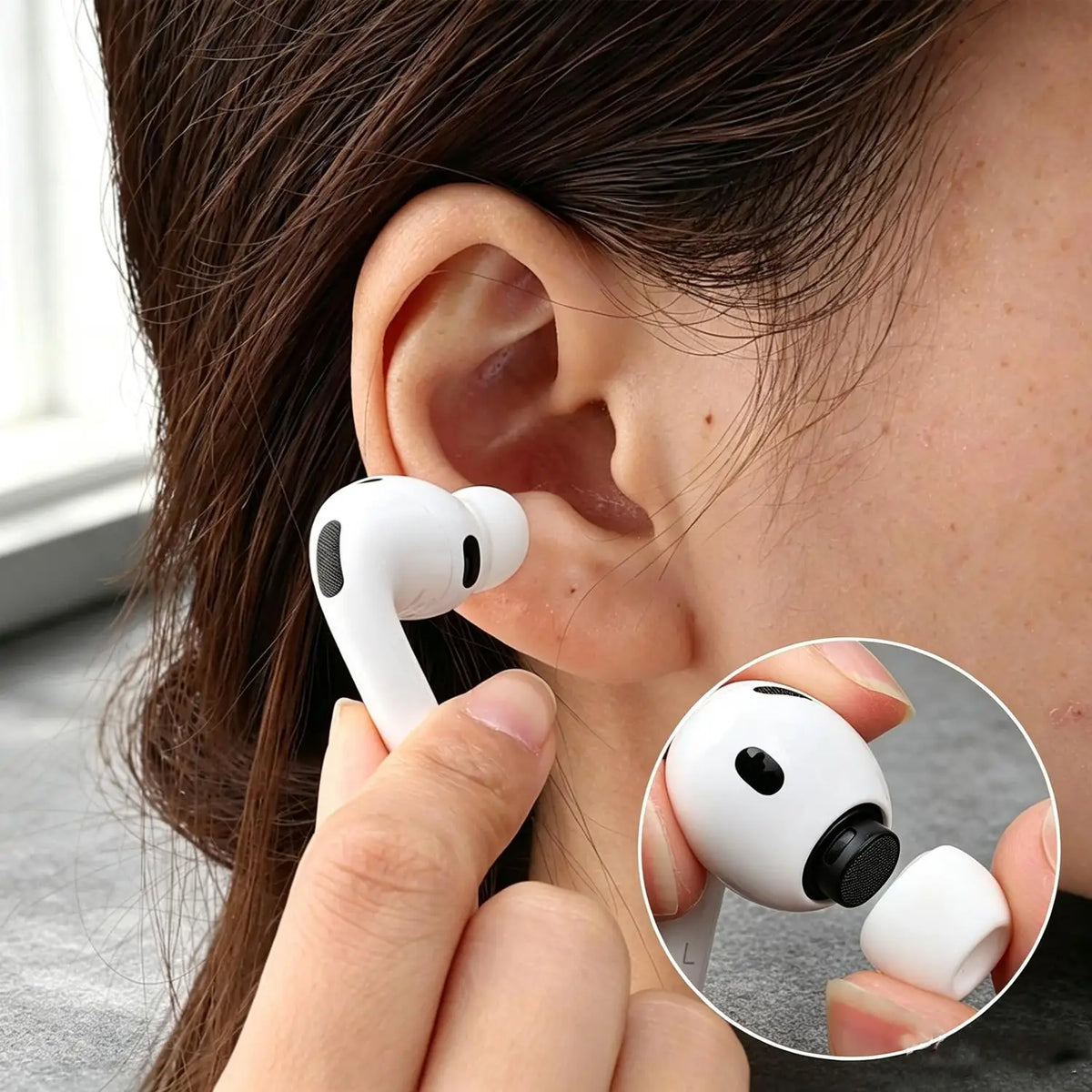 Silicone Ear Tips for AirPods Pro 3 – XS S M L 4-Size Set