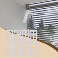 Clear Acrylic Window Blind Bracket Spacers – 8-Pack
