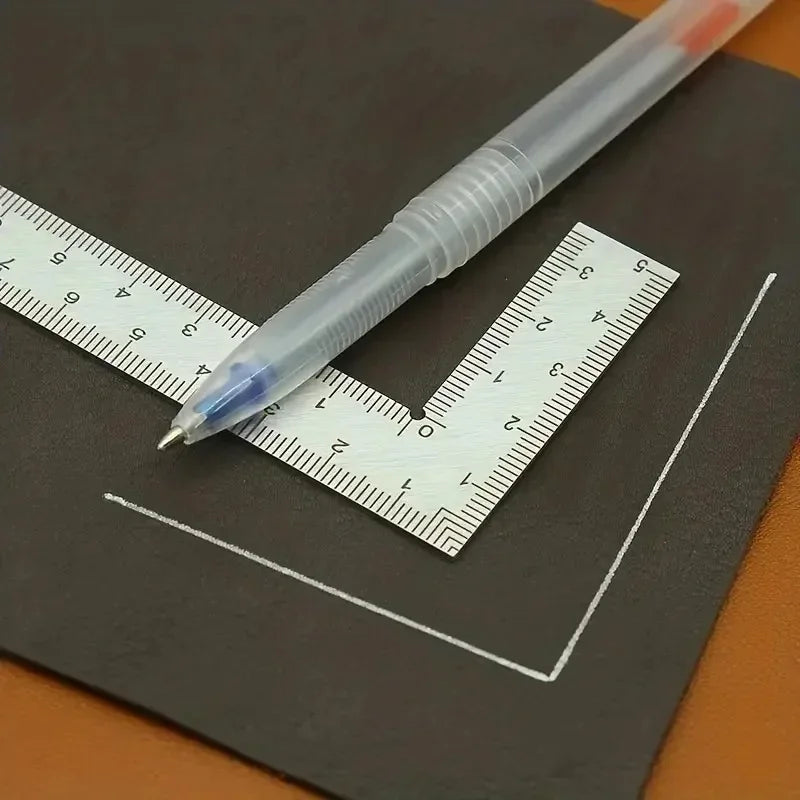 Mini Stainless Steel L-Shaped Square Ruler – Precision Corner Gauge
