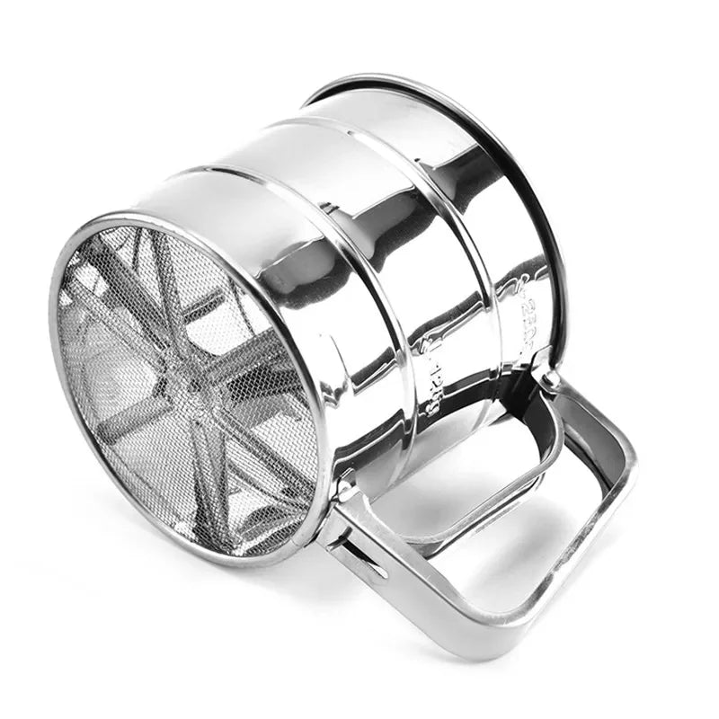 Stainless Steel Flour Sifter Cup – Baking Sieve Strainer