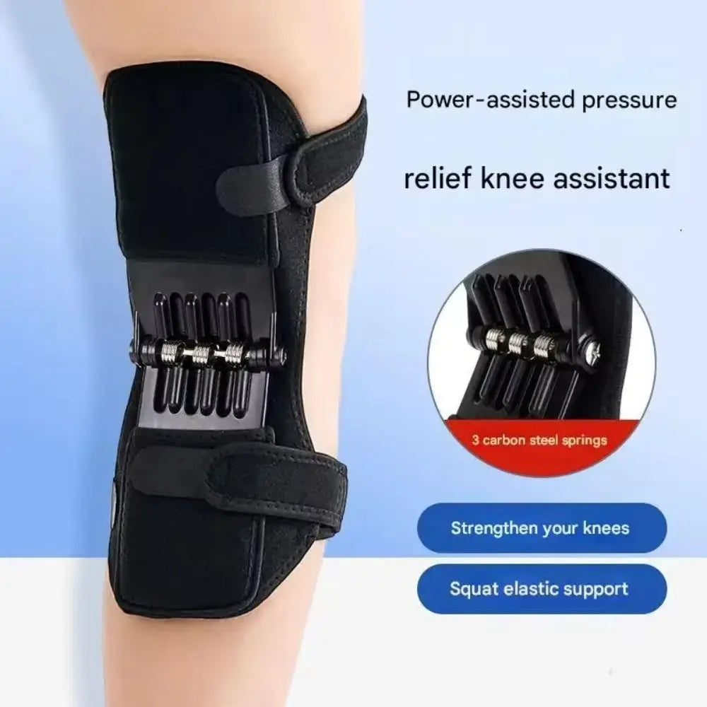Spring Rebound Knee Brace Booster – Breathable Sports Support