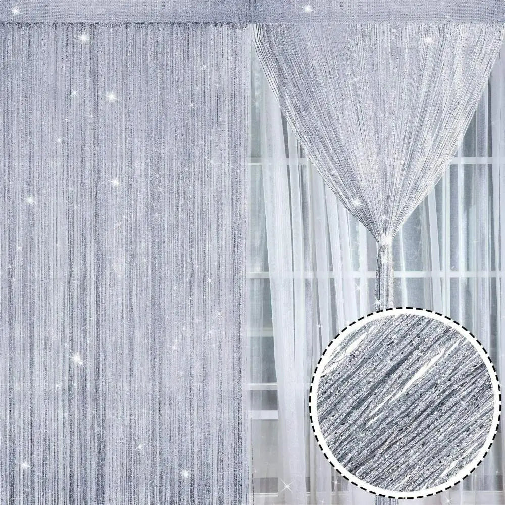 Glitter String Curtain Panel – Wedding & Party Door Décor