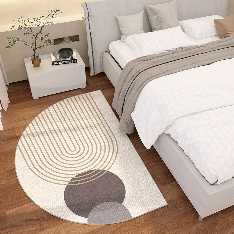 Semi-Circular Anti-Slip Door Mat | Modern Luxury Entrance Rug
