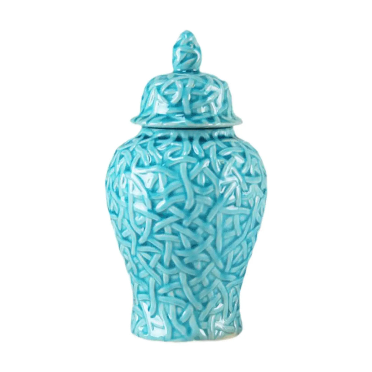 Porcelain Ceramic Ginger Jar Vase with Lid | Home Décor