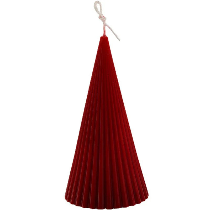 Striped Conical Acrylic Candle Mold – DIY Candle Making Tool