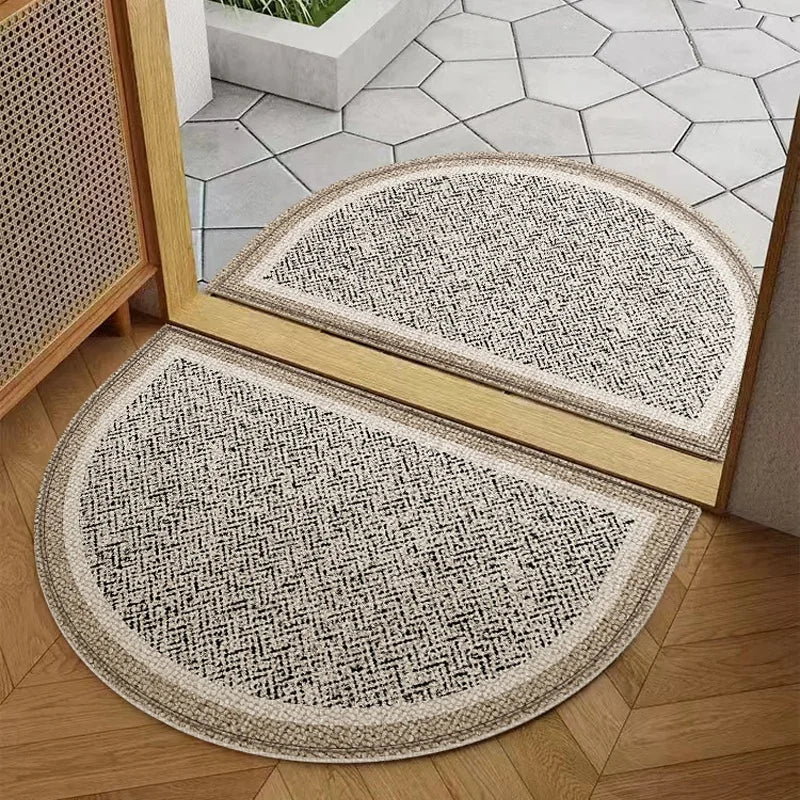 Semicircular Non-Slip Door Mat – Indoor & Outdoor Welcome Rug