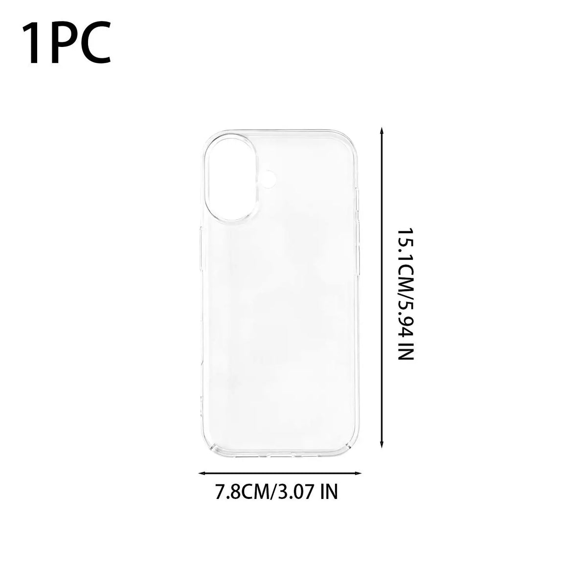 Clear PC Case for iPhone 18 / 18 Pro / Pro Max / Ultra