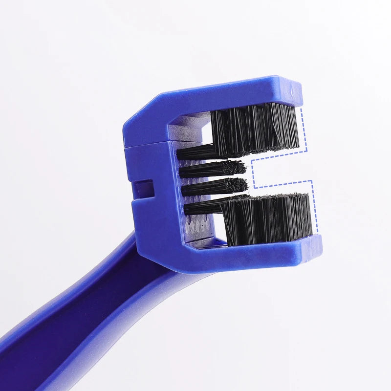 Motorcycle Chain Scrubber Brush – Angled Stiff Bristles