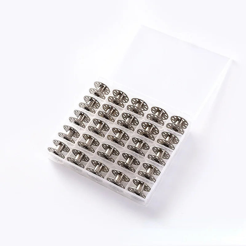 Clear Plastic Bobbin Storage Case – 25 or 36 Grid Sewing Box