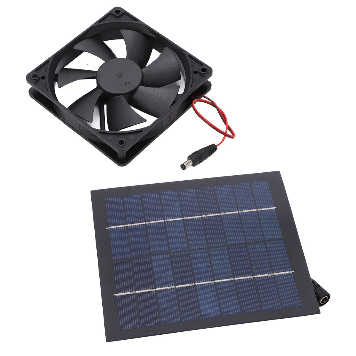 20W Solar Exhaust Fan Kit – IP65 Waterproof, 20% Efficiency