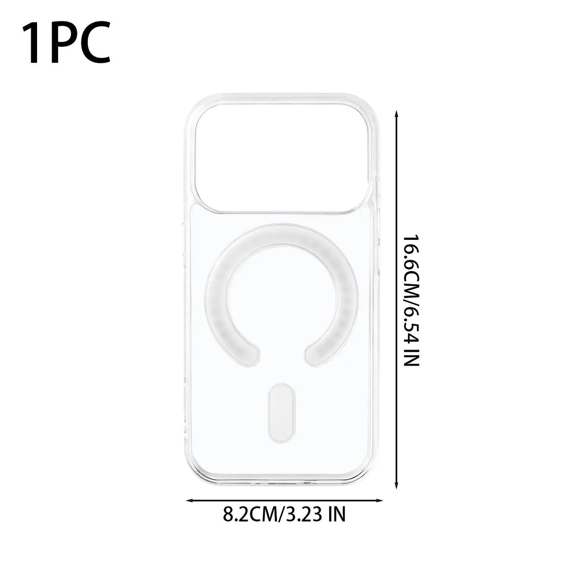 iPhone 18 Pro/Pro Max/Ultra Transparent Magnetic Hard PC Case