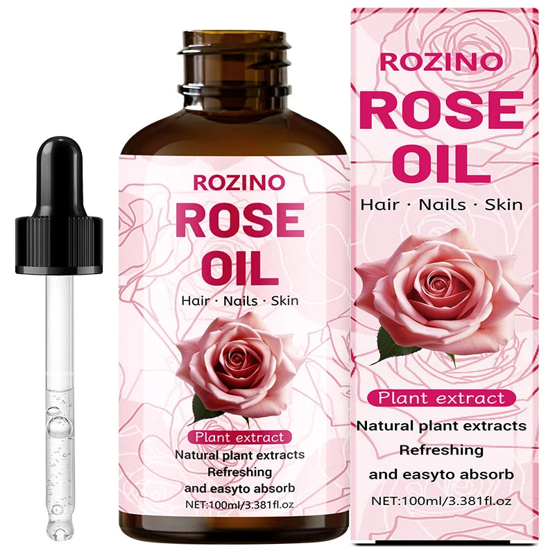 ROZINO Rose Carrier Oil 3.38 oz – Skin, Hair, Nail & Body Care