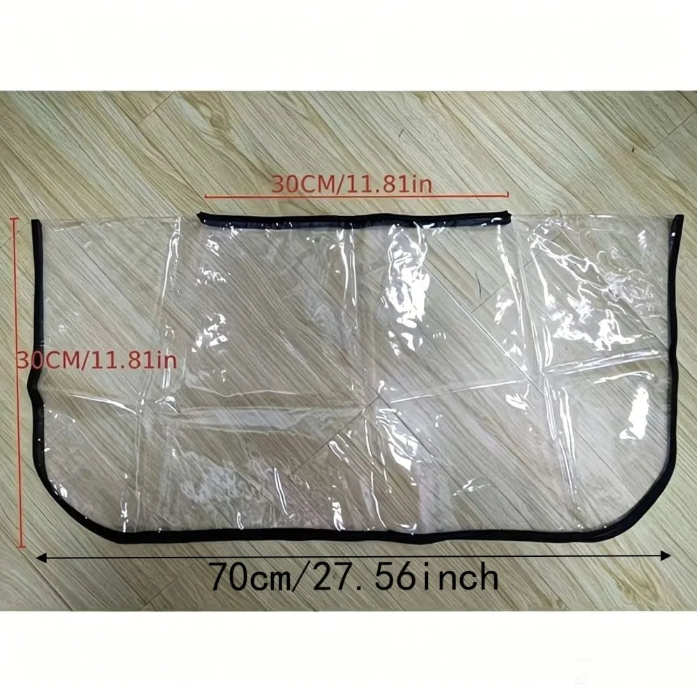 Clear Transparent Handbag Rain Cover – Foldable Waterproof EVA