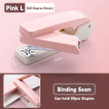 360° Rotary Metal Stapler | 24/6 26/6 Staples – Bookbinding