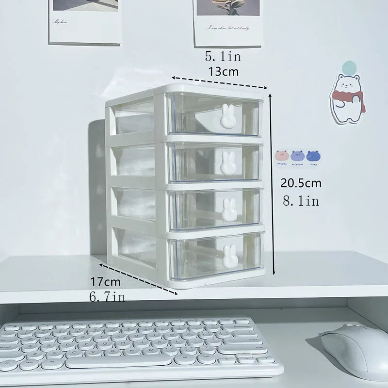 Transparent Stackable Drawer Organizer | Modular PP Storage Box