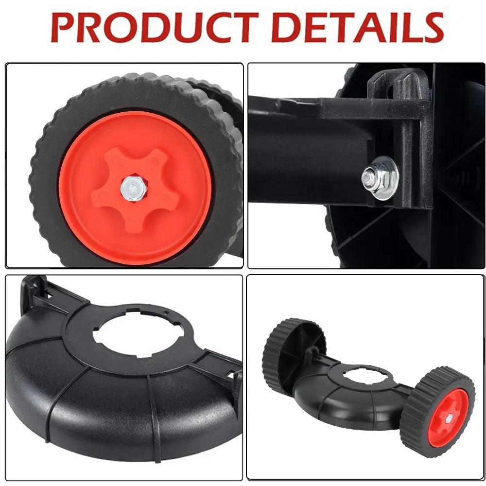 Universal Adjustable String Trimmer Support Wheel – 2-Pack