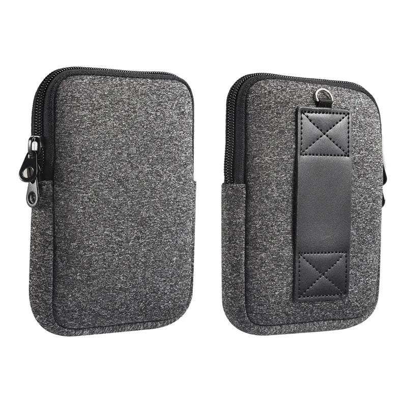 Universal Foldable Phone Waist Bag | Soft Fabric Pouch