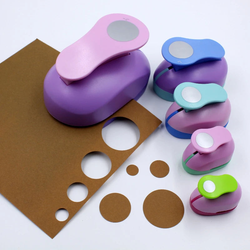 Round Hole Punch Paper Cutter – 9mm, 16mm & 25mm Circles
