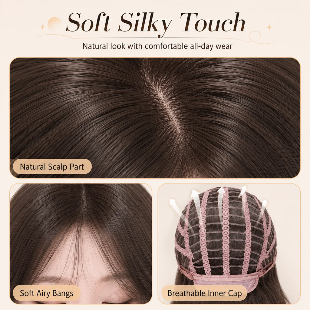 French Style Short Curly Synthetic Wig – Fluffy Face-Shaping