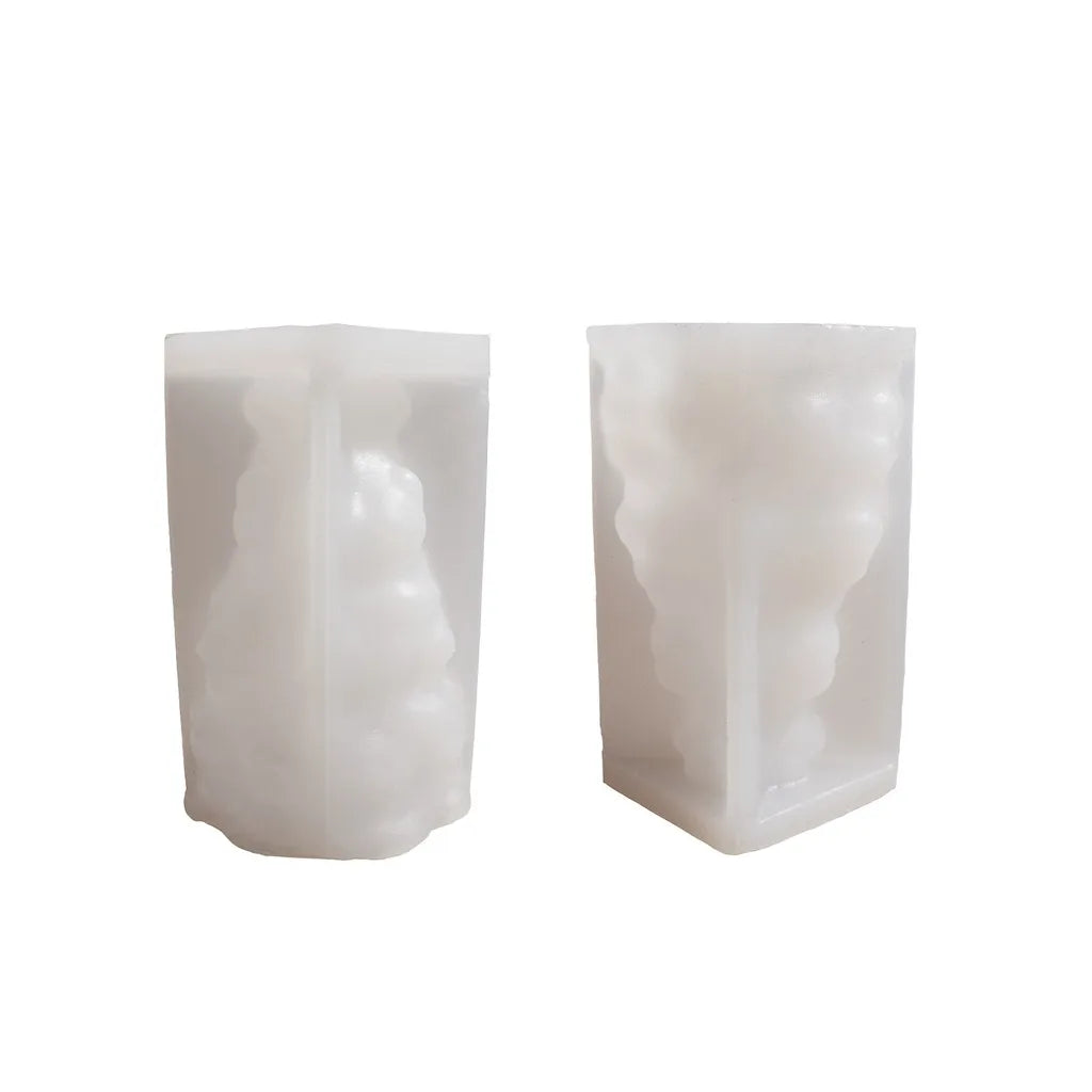 3D Stacked Cats Tower Silicone Mold – DIY Candle & Plaster