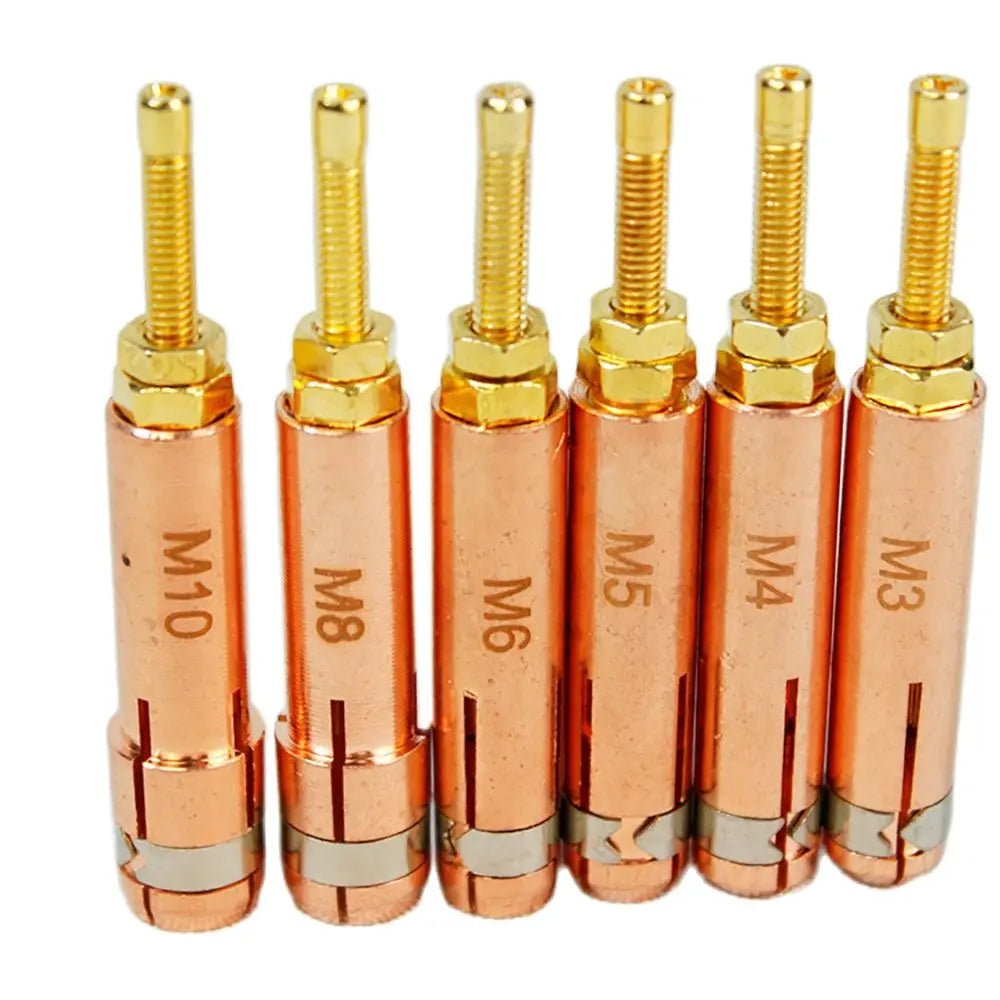 10-Piece Collet Chuck Set M3–M10 for CD Stud Welding Torch